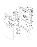 Escutcheon & door assembly