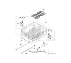 Haier QDP555SBN2TS upper rack assembly diagram