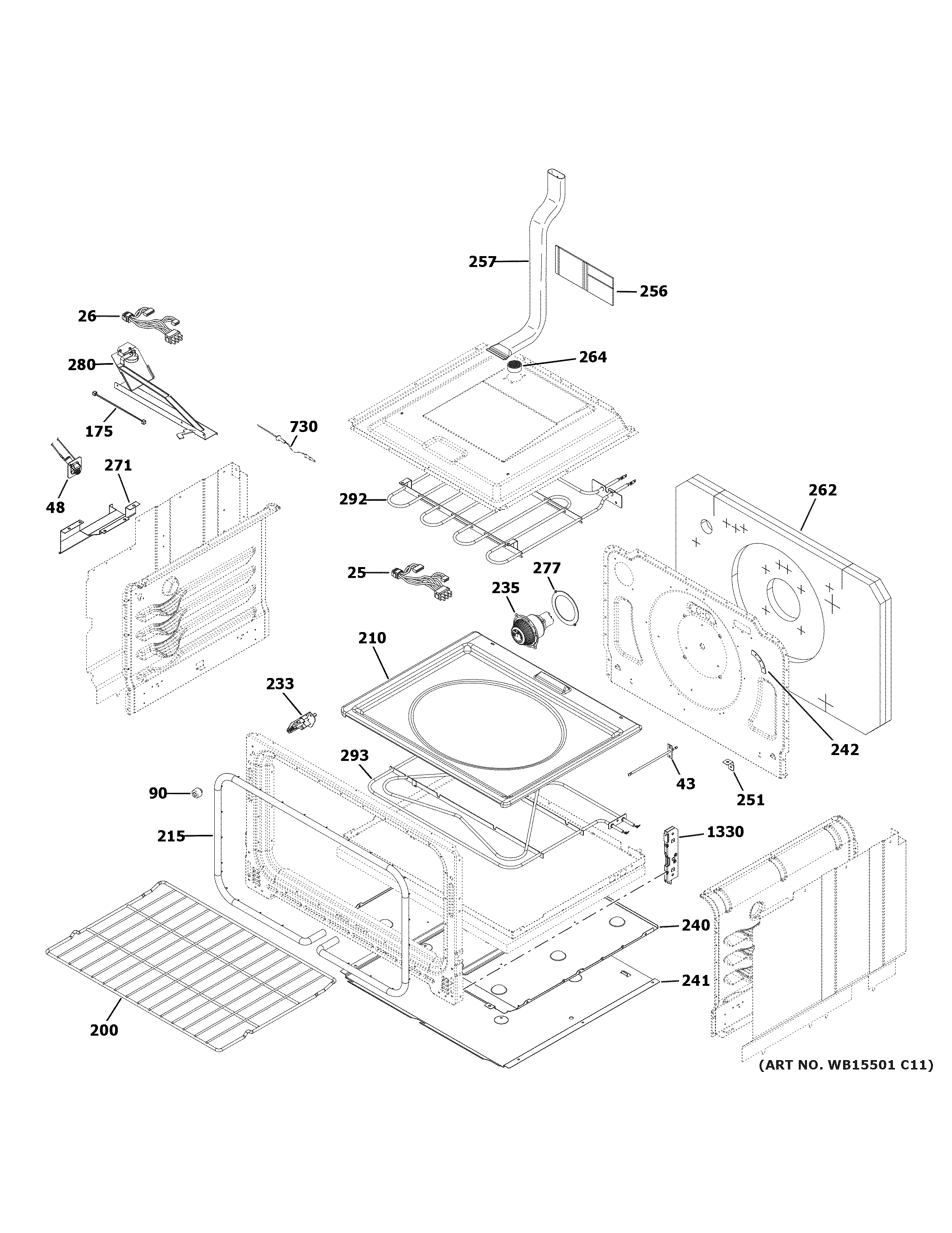 Lower oven