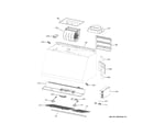 GE CVW93643P1DS range hood diagram