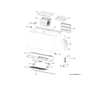 GE CVW93044P1WM range hood diagram