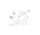 GE CSB48WP2RBS1 ice maker & dispenser diagram