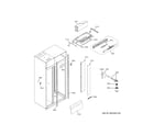 GE CSB48WP2RBS1 fresh food section diagram