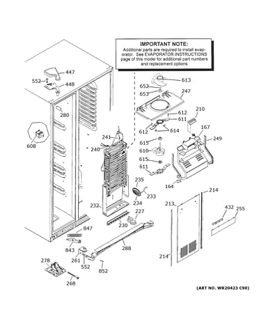 Freezer section