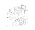 GE JGS760FP3DS door & drawer parts diagram