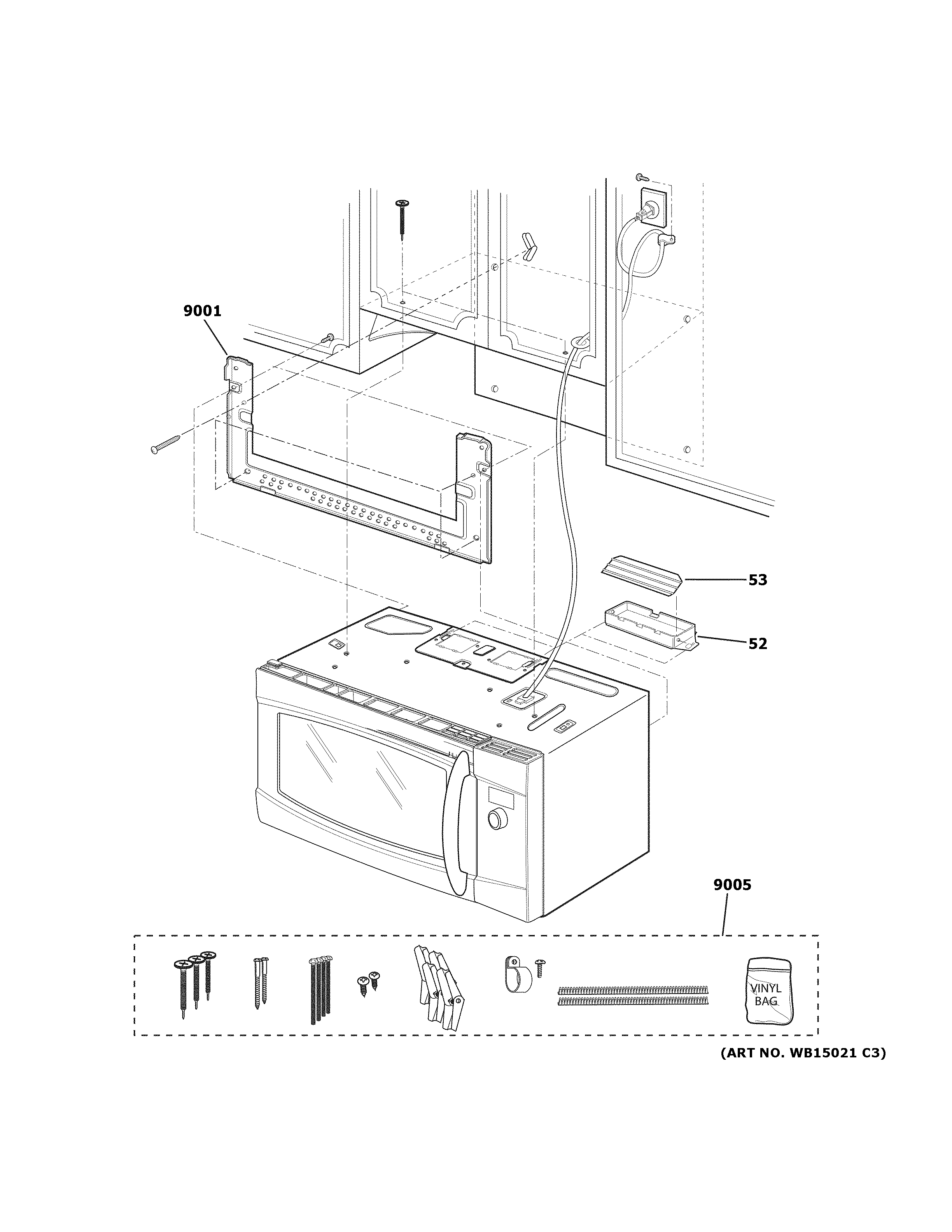 Installation parts