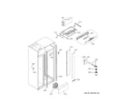 GE ZISB480DPBII fresh food section diagram