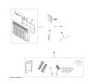 GE AHW05LZQ2 room air conditioner diagram