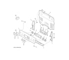 GE JB645DK7BB control panel diagram