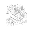 GE PDT750SSF2SS body parts diagram