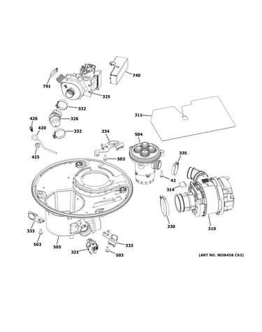 Sump & motor mechanism