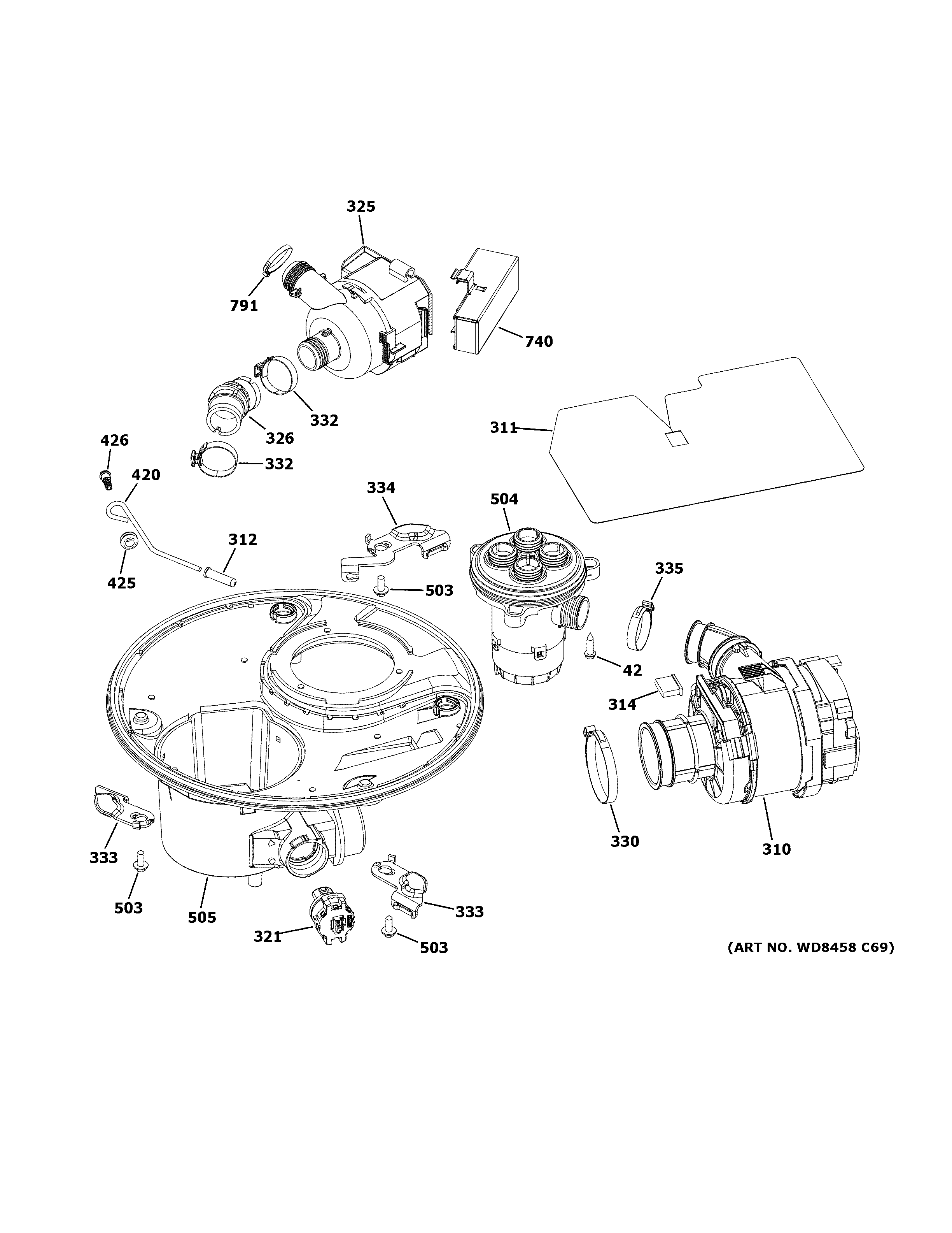 Sump & motor mechanism