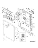 Escutcheon & door assembly