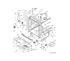 GE PDT760SIF5II body parts (1) diagram