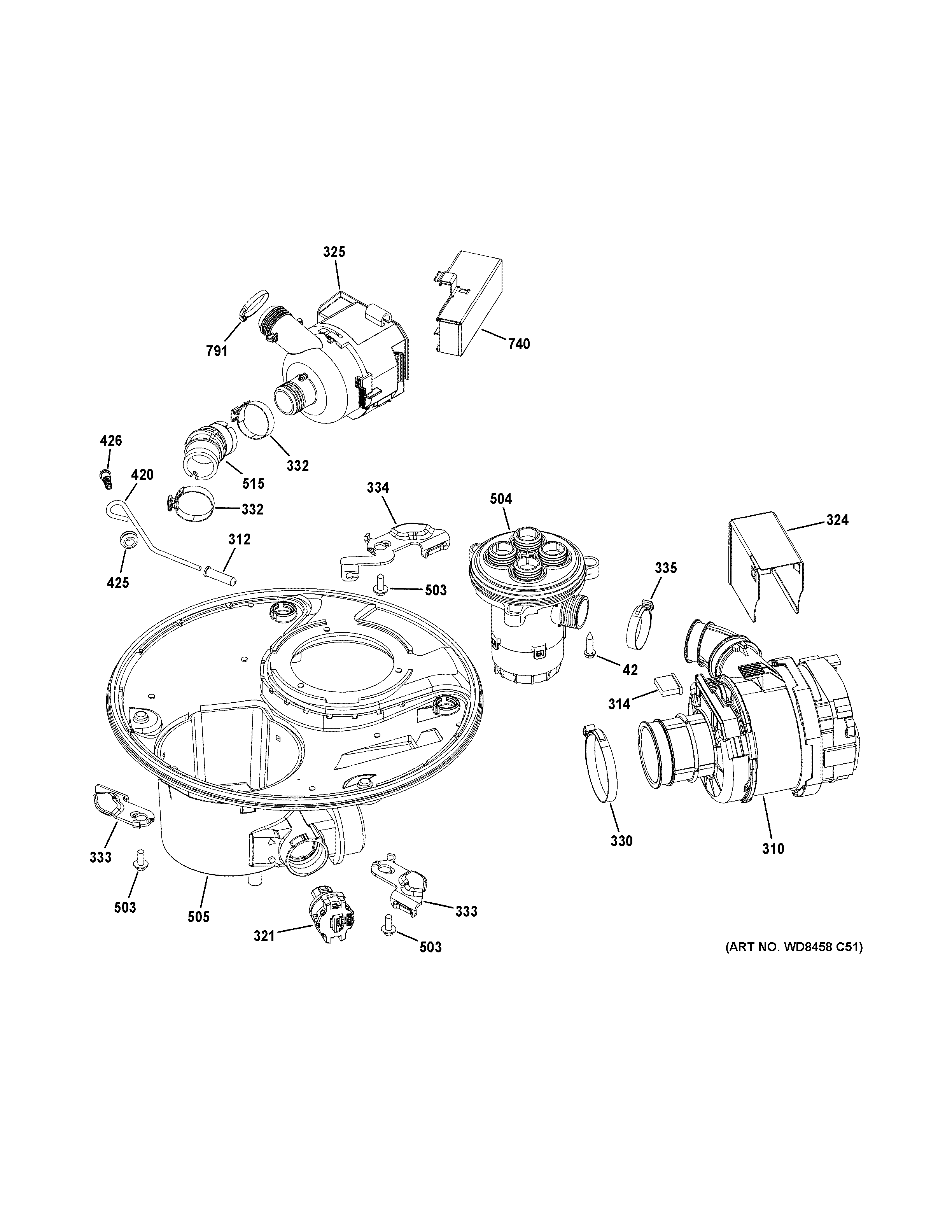 Sump & motor mechanism