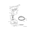 GE ZDT800SPF0SS sump & filter assembly diagram