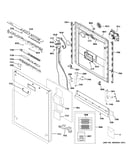 Escutcheon & door assembly