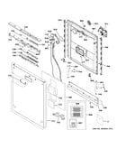 Escutcheon & door assembly