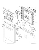 Escutcheon & door assembly