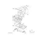 GE PVM9179BR1TS oven cavity parts diagram