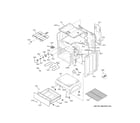 GE JB258DM2WW body parts diagram