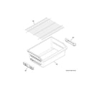 GE GBE21DYKBRFS freezer shelves diagram