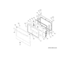 GE PKS7000FN2DS door diagram