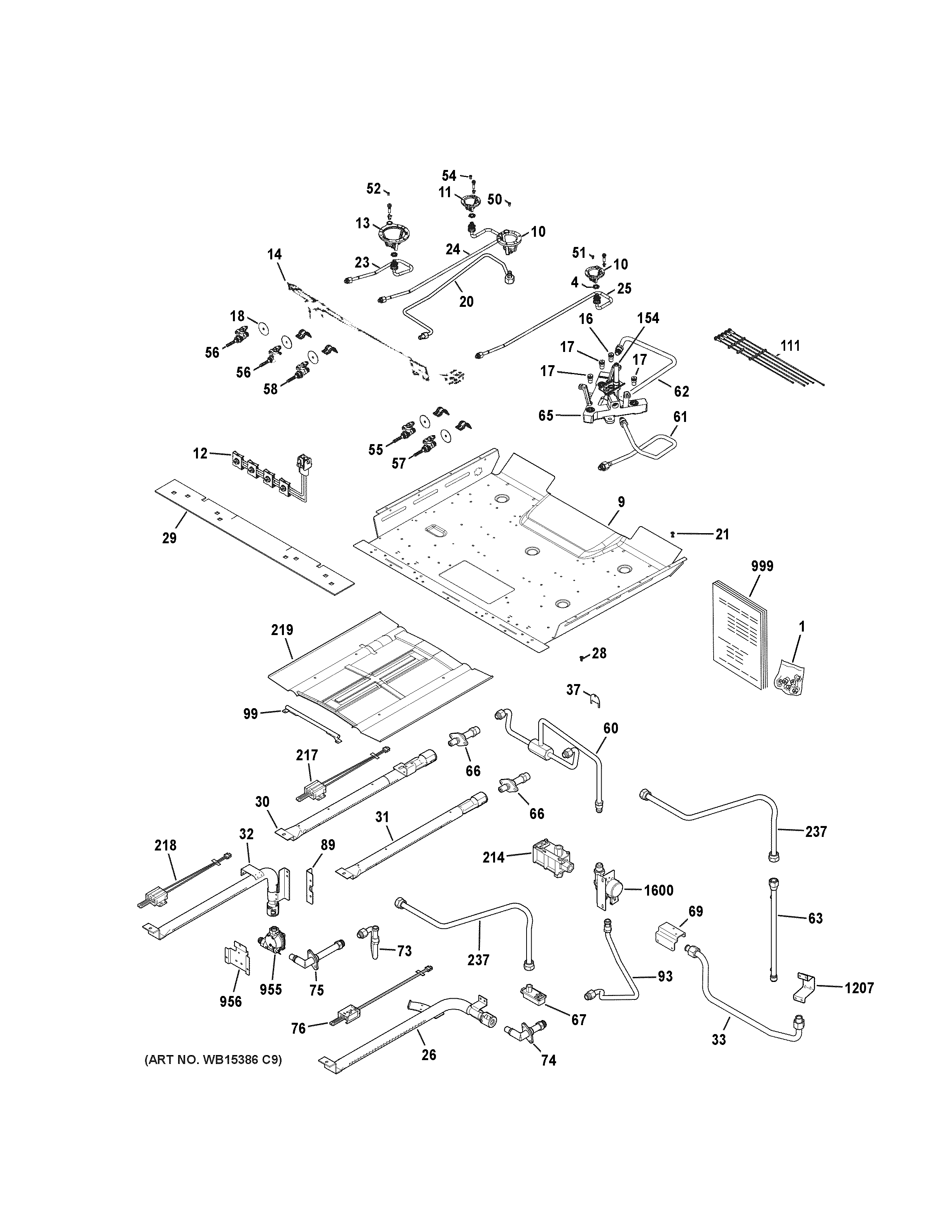 Gas & burner parts