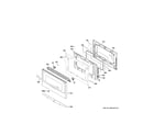 GE PGB950SEF2SS lower door diagram