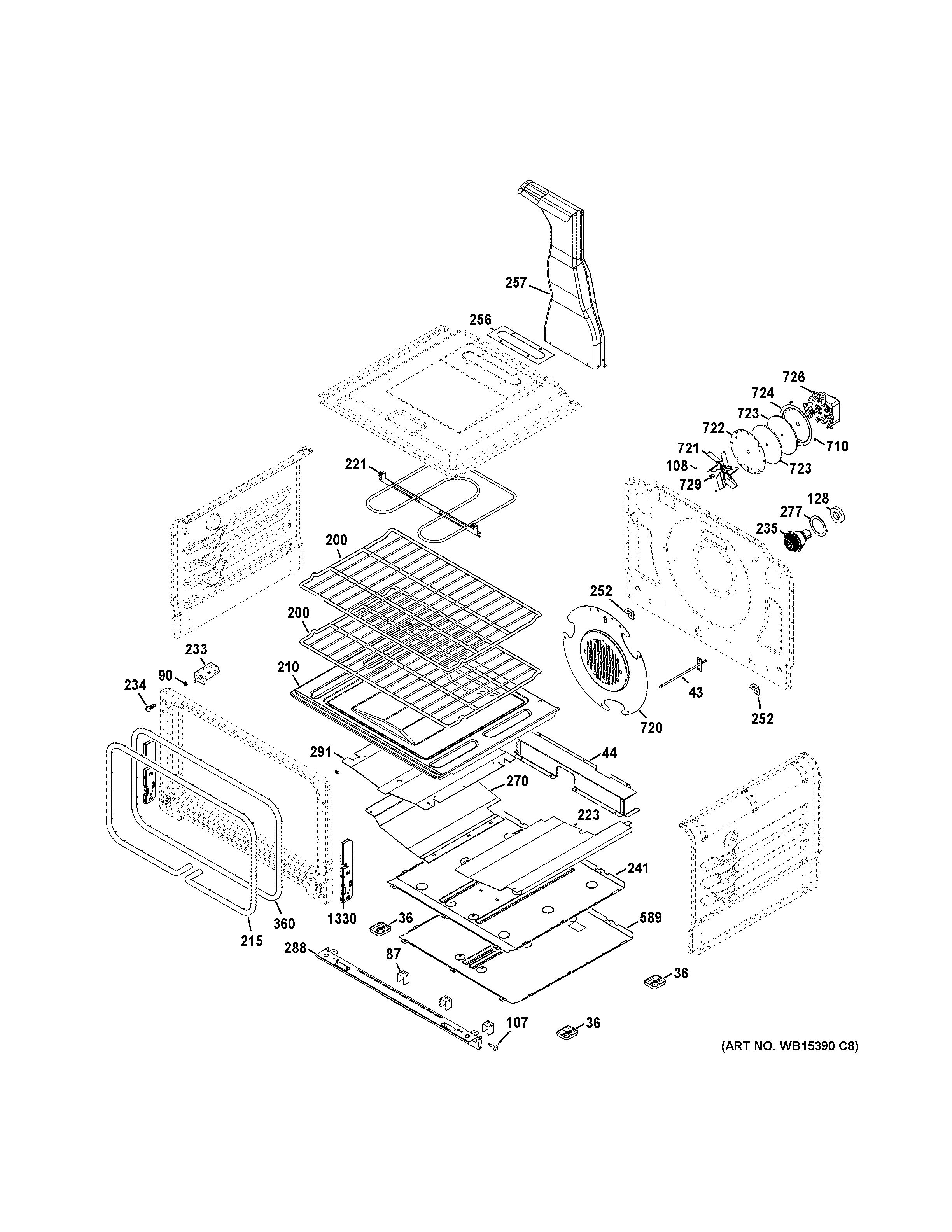 Lower oven