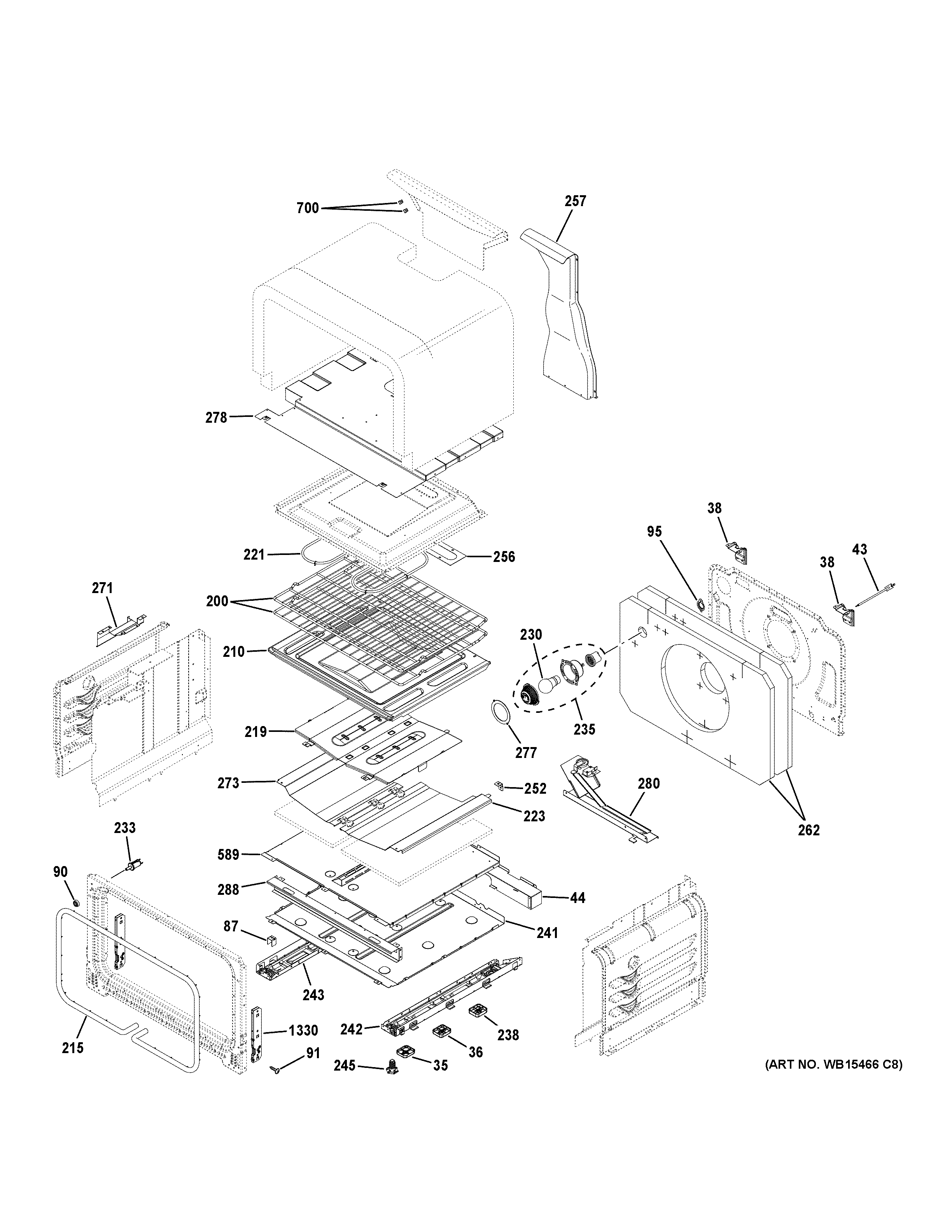 Lower oven