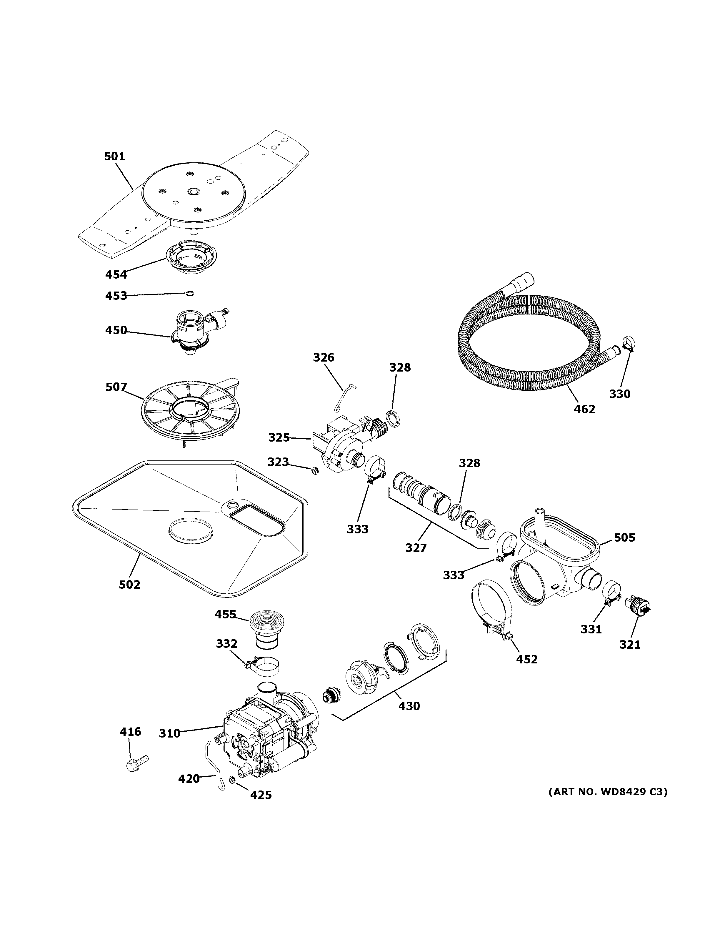 Motor-pump mechanism