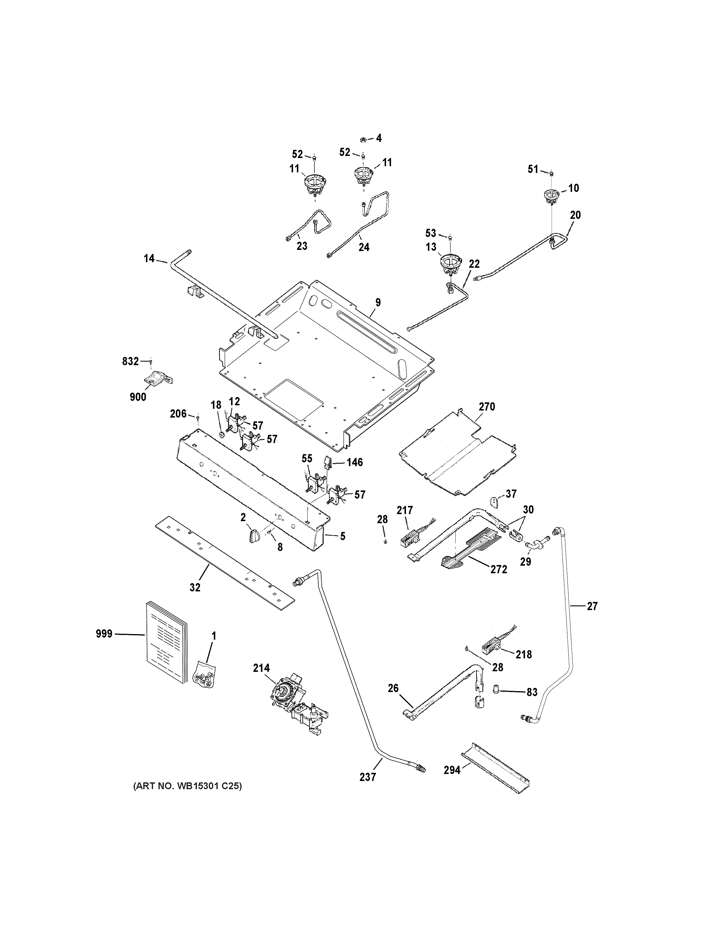 Gas & burner parts