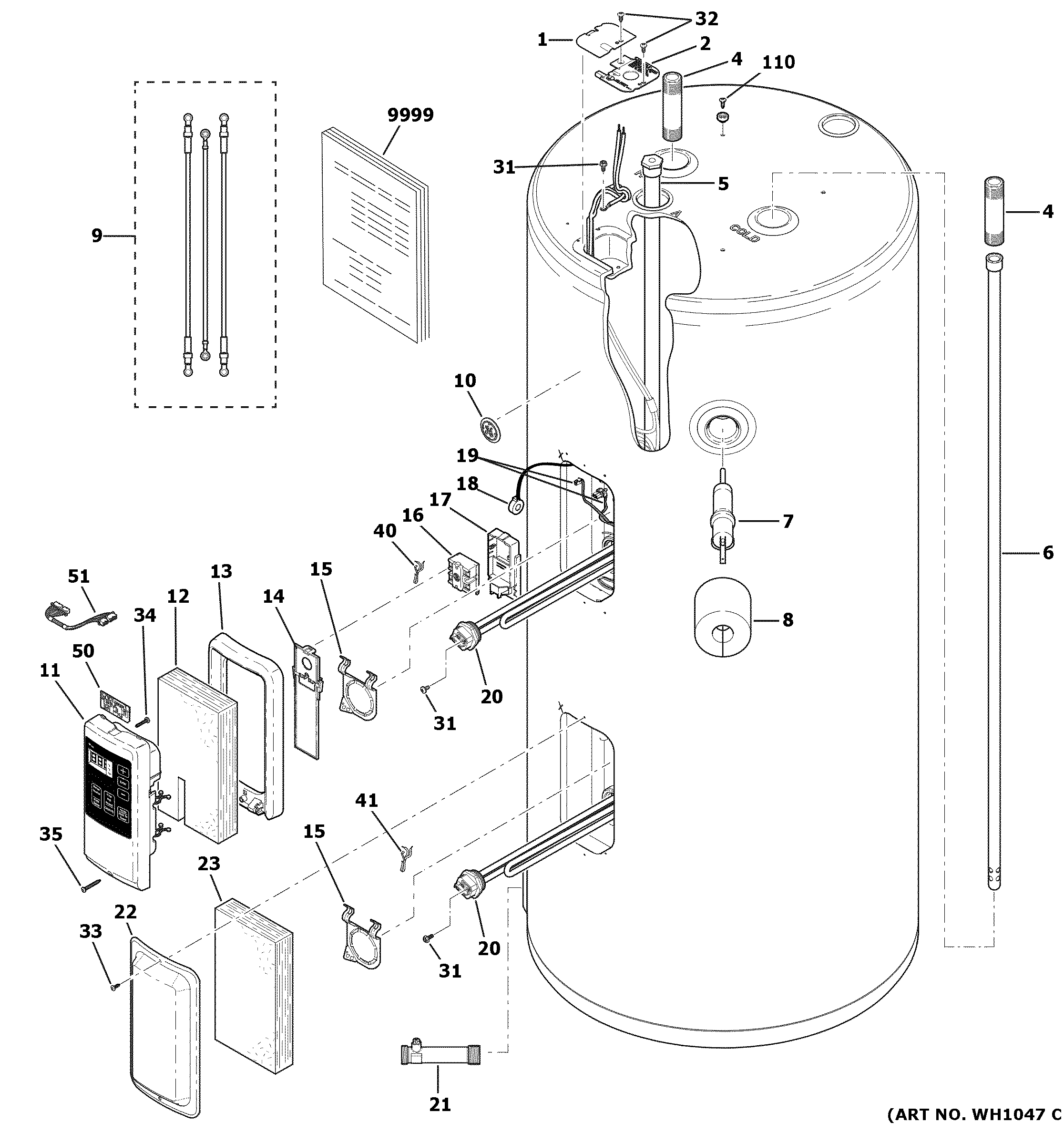 Water heater assembly