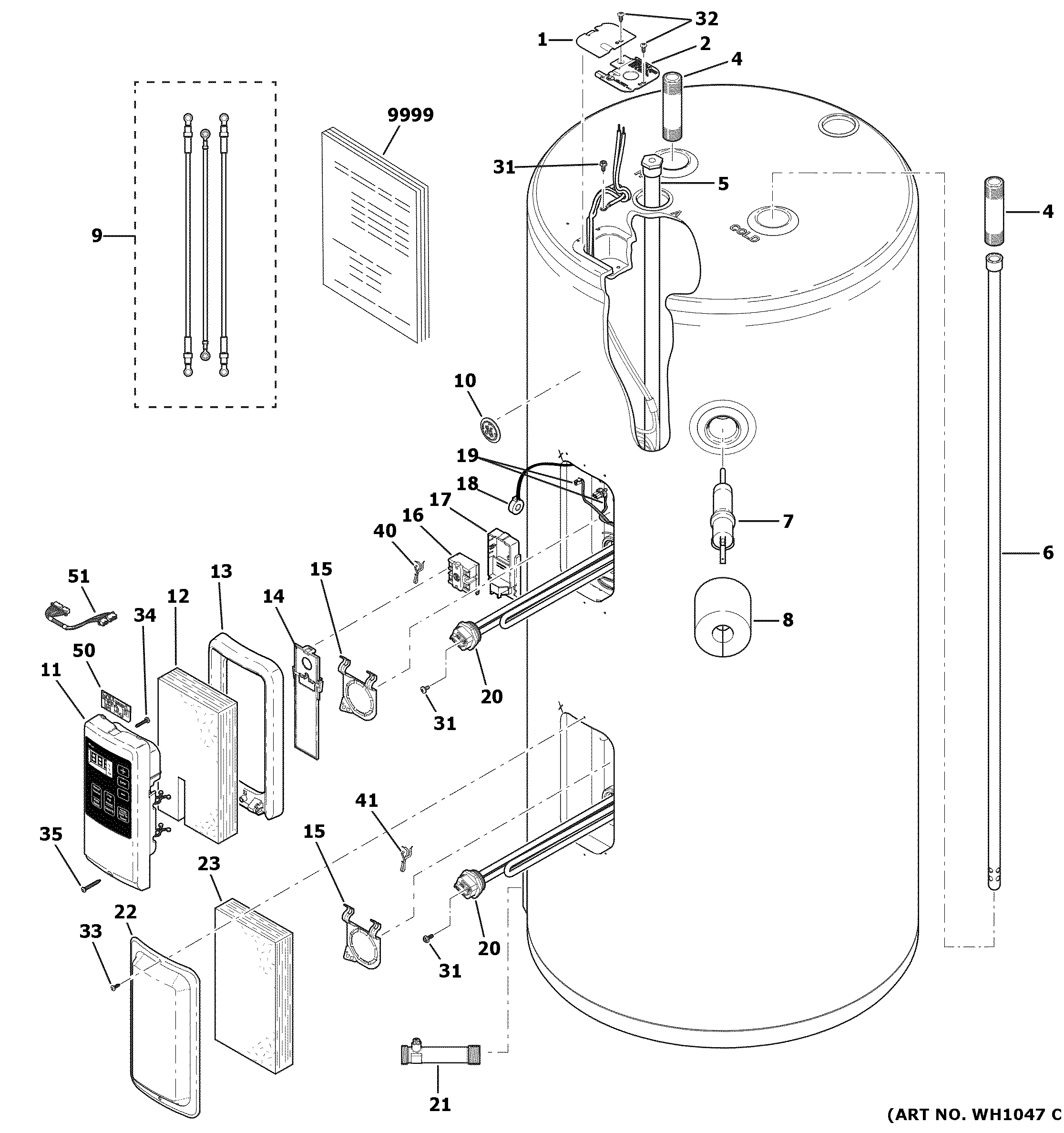Water heater assembly