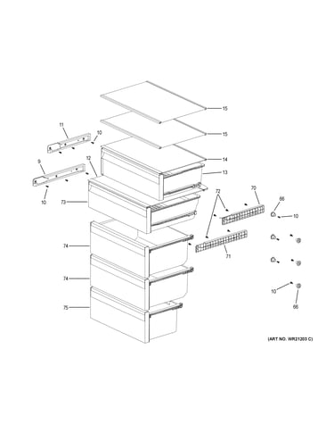 Shelves & drawers
