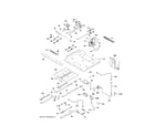 GE PGB950DEF2WW gas & burner parts diagram