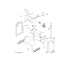 GE PGB950DEF2WW body parts diagram