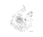 GE PGB950DEF2WW lower oven diagram