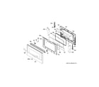 GE PGB950DEF2WW lower door diagram