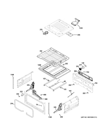 Upper oven