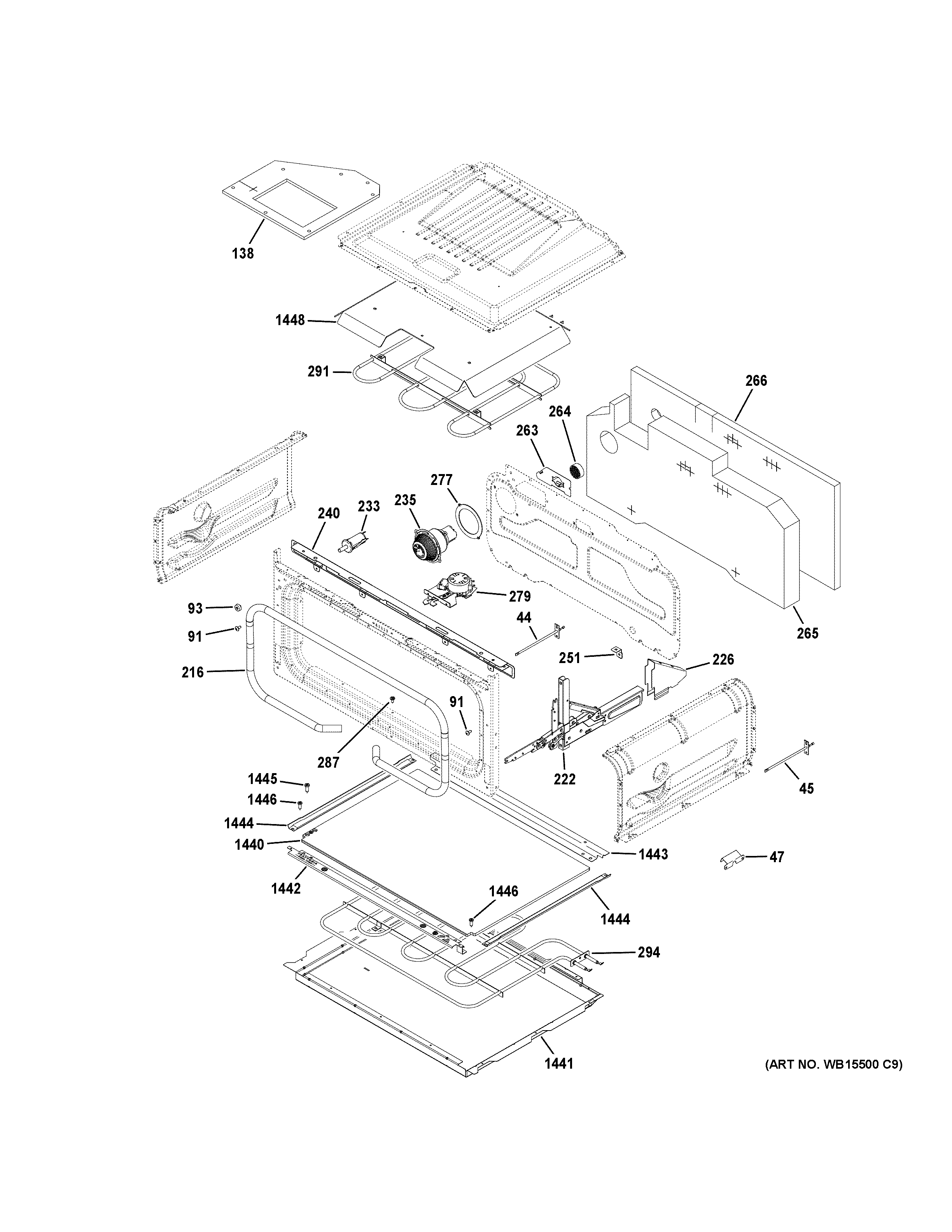 Upper oven