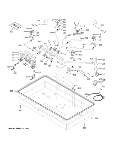 Gas & burner parts
