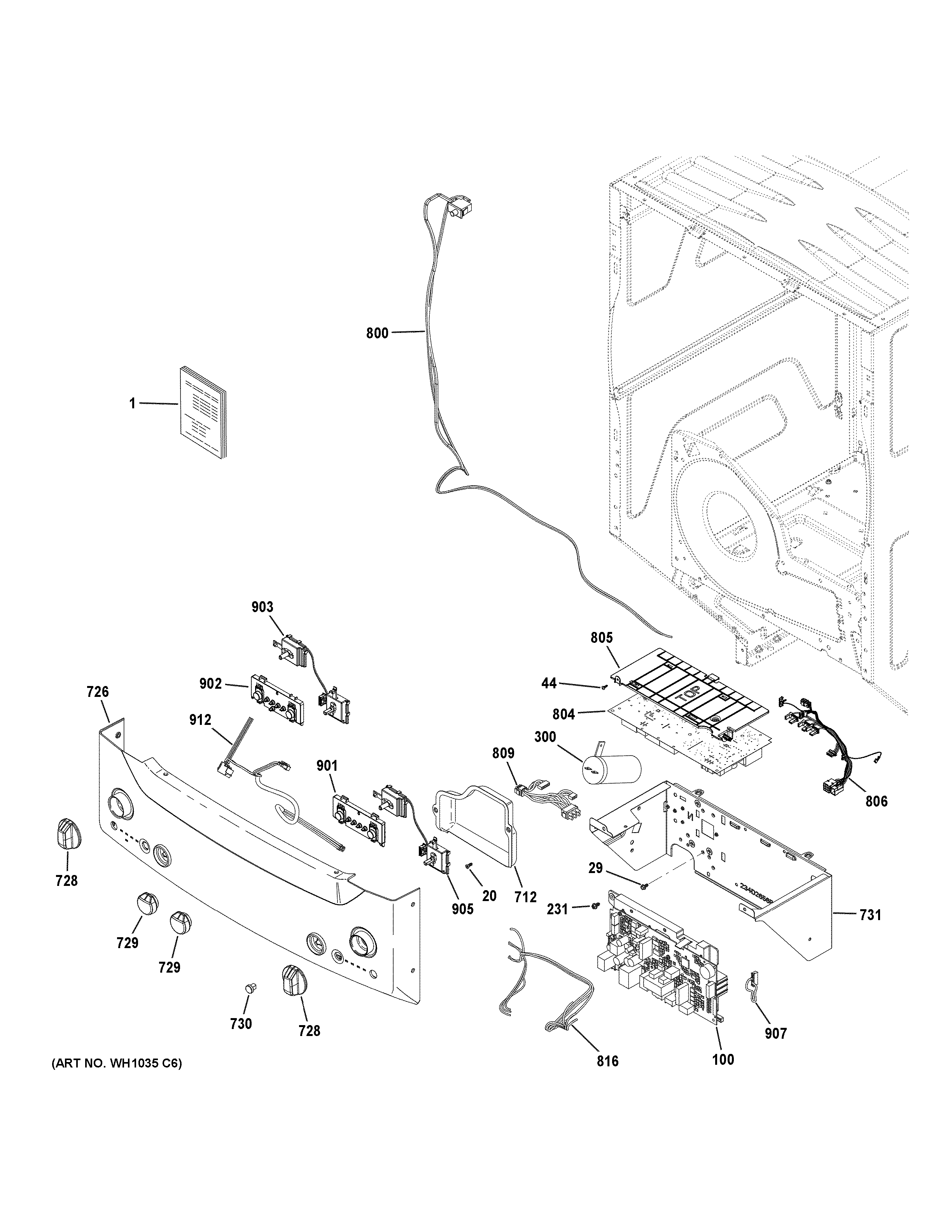 Controls & backsplash