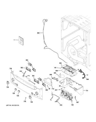 Controls & backsplash