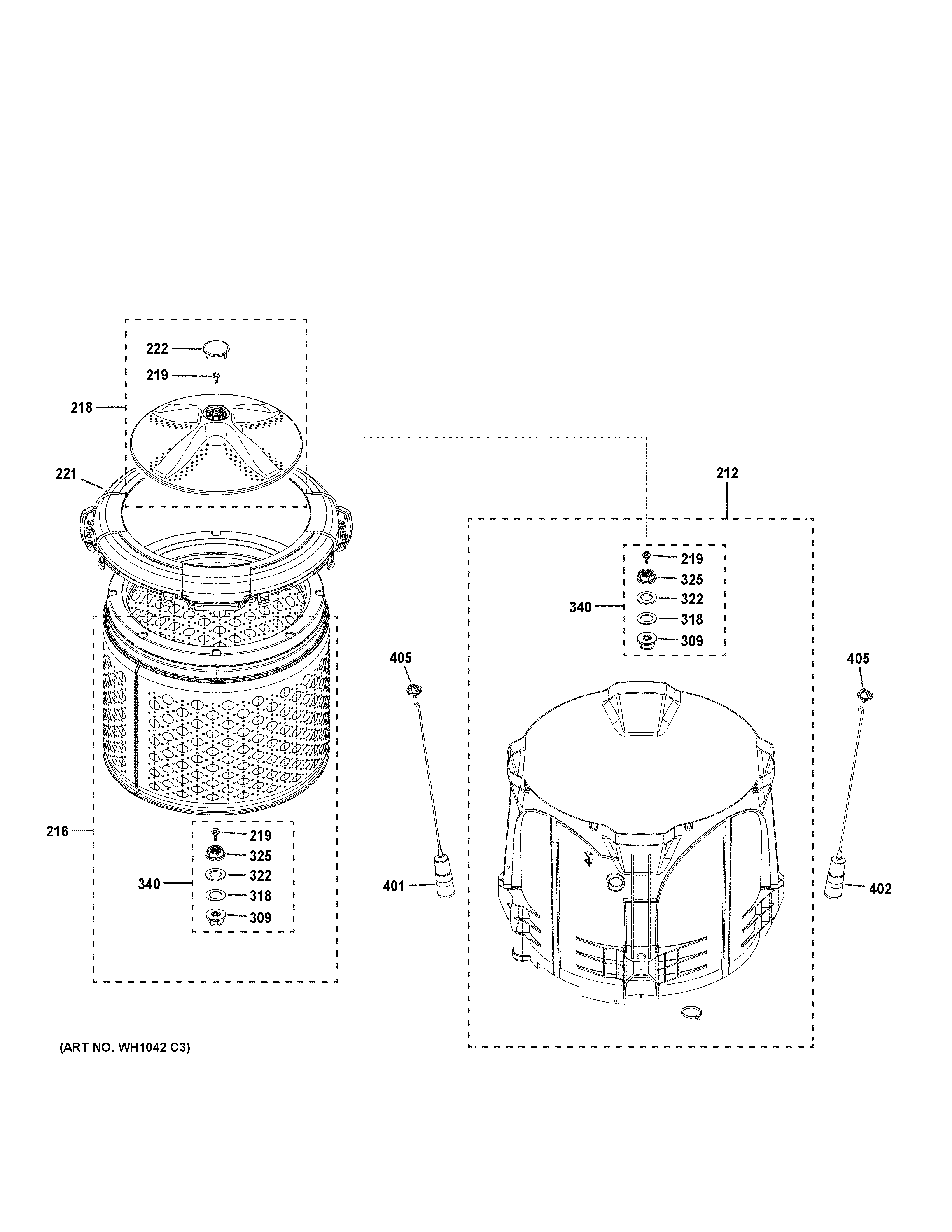 Tub & basket assembly