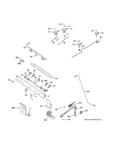 Gas & burner parts