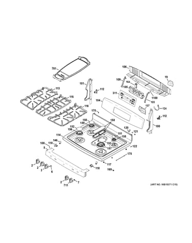 Control panel & cooktop