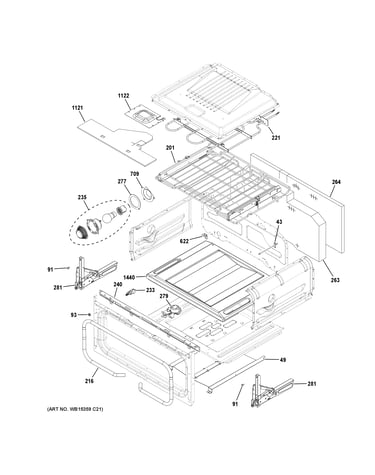 Upper oven