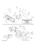 Backsplash, blower & motor assembly